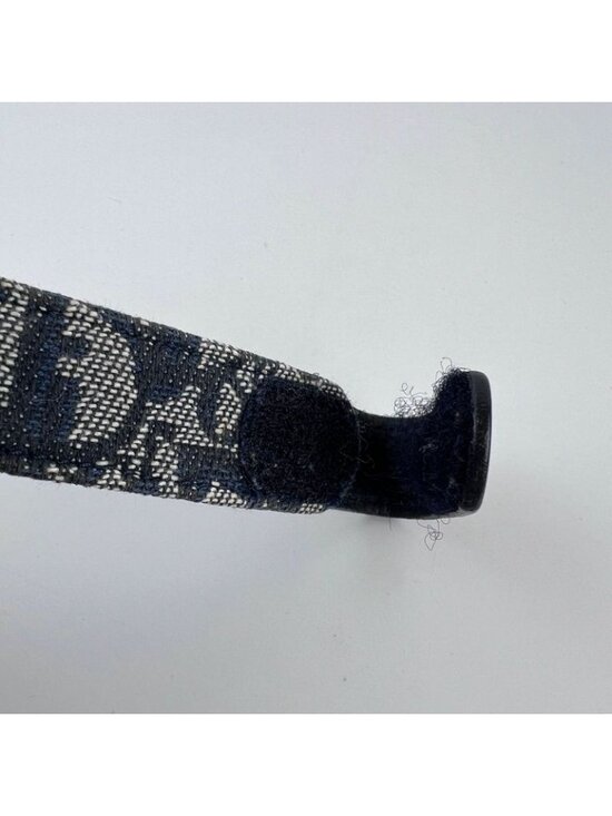 Dior Belt Trotter Jacquard Navy Vintage main image 8